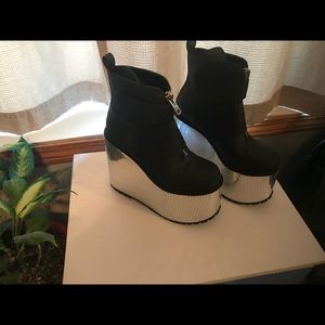 Dolls kill Club Exx Diabolical Disco Platforms EUC